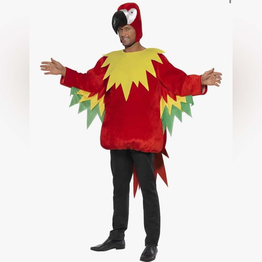Colorful Adult Parrot Costume